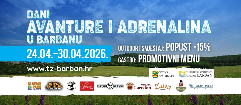 Dani avanture i adrenalina u Barbanu
